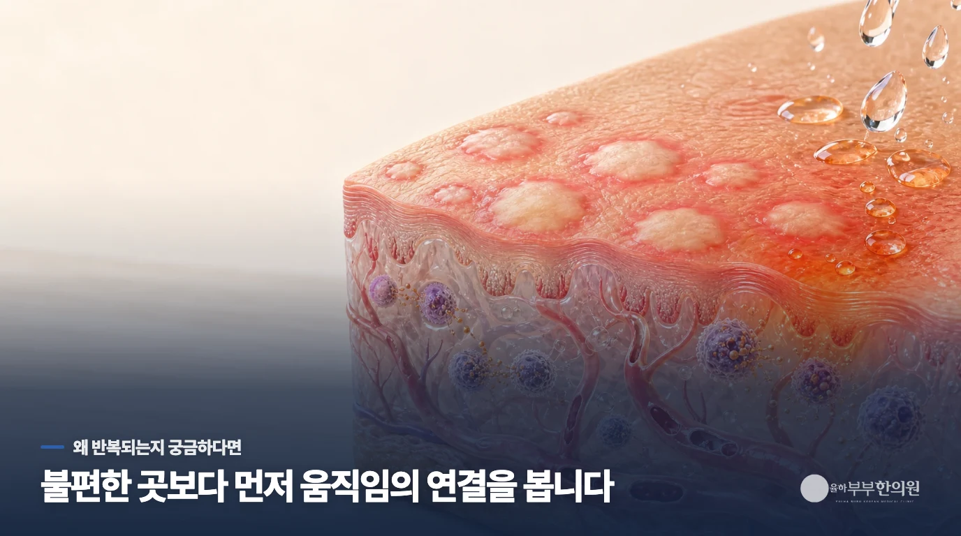 열을 피했는데도 반복되면 음식 하나를 원인으로 정하지 마세요