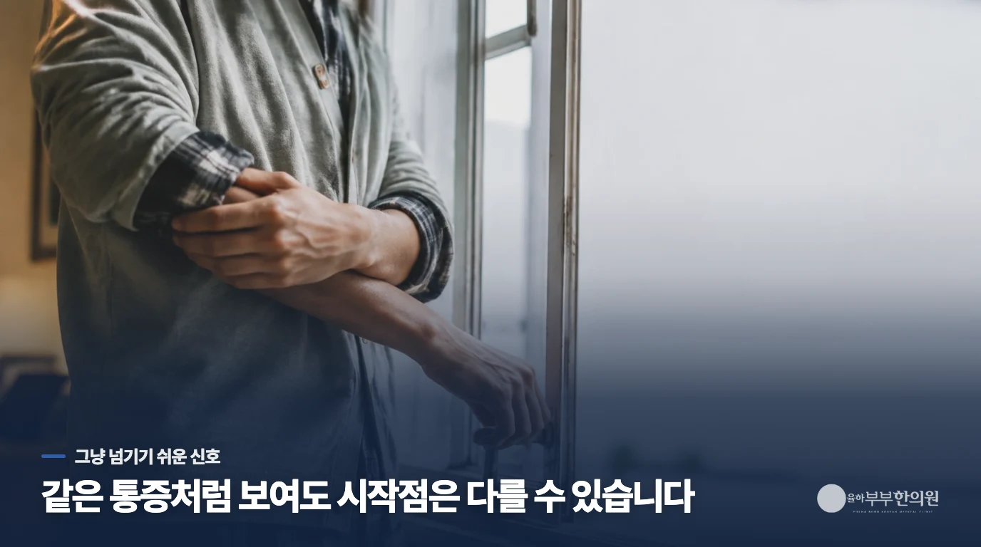 소파에서 일어날 때 통증이 몰려오는 날