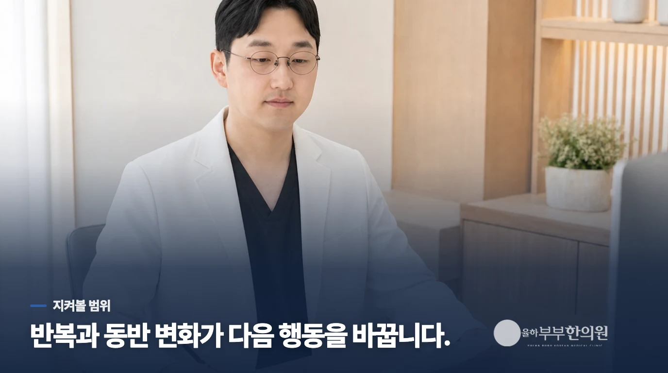 며칠의 불편인지, 생활을 붙잡는 반복인지