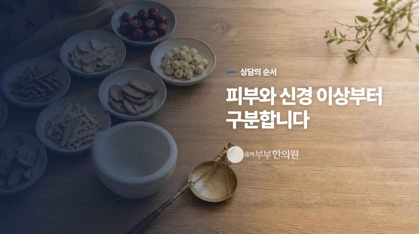 배열증을 상담할 때에는 어떤 순서로 살펴보나요?