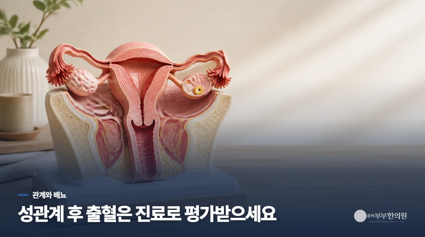 성관계와 배뇨 뒤 더 아픈 이유는 무엇인가요?