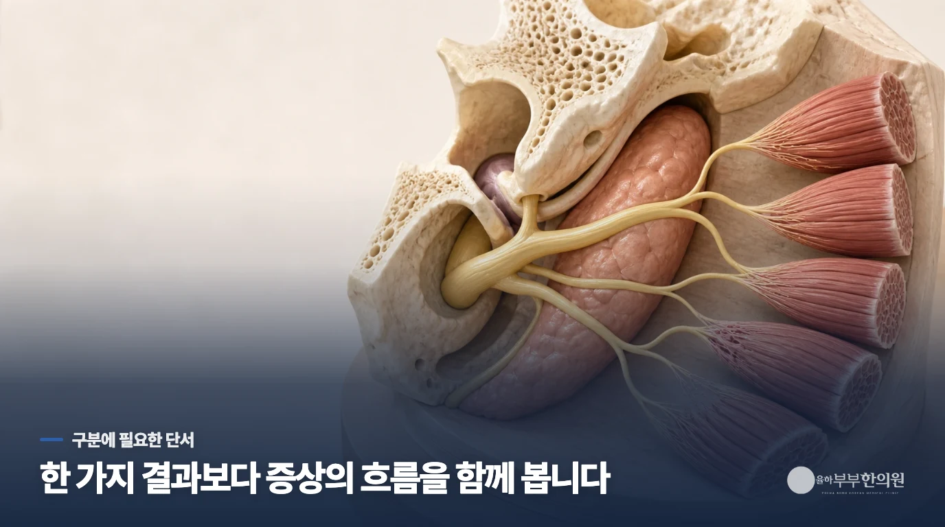 눈 보호와 일상 불편을 의논하는 일반 상담 예시