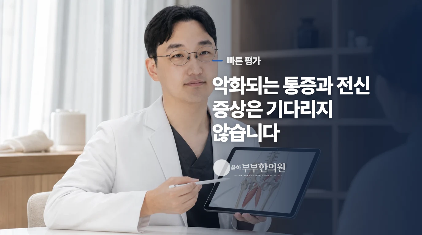 심한 통증과 열이 겹치면 기다리지 않습니다
