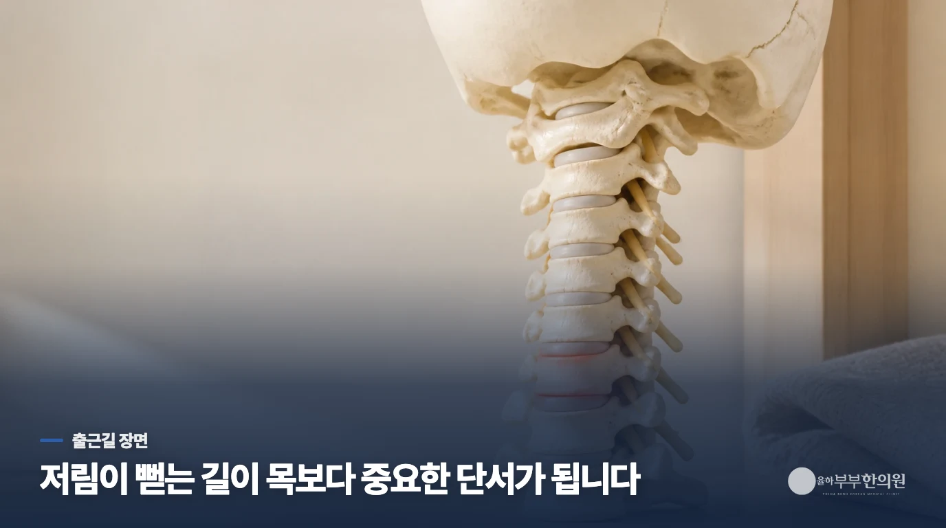 출근길 손잡이에서 팔까지 저리는 이유